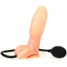 Generique Gode gonflable Inflat 14 x 4.5cm Flesh